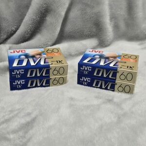 JVC DVC 60 (90min Lp Mode) Mini Dv Digital Video Cassette DVM60ME Lot of 4 New